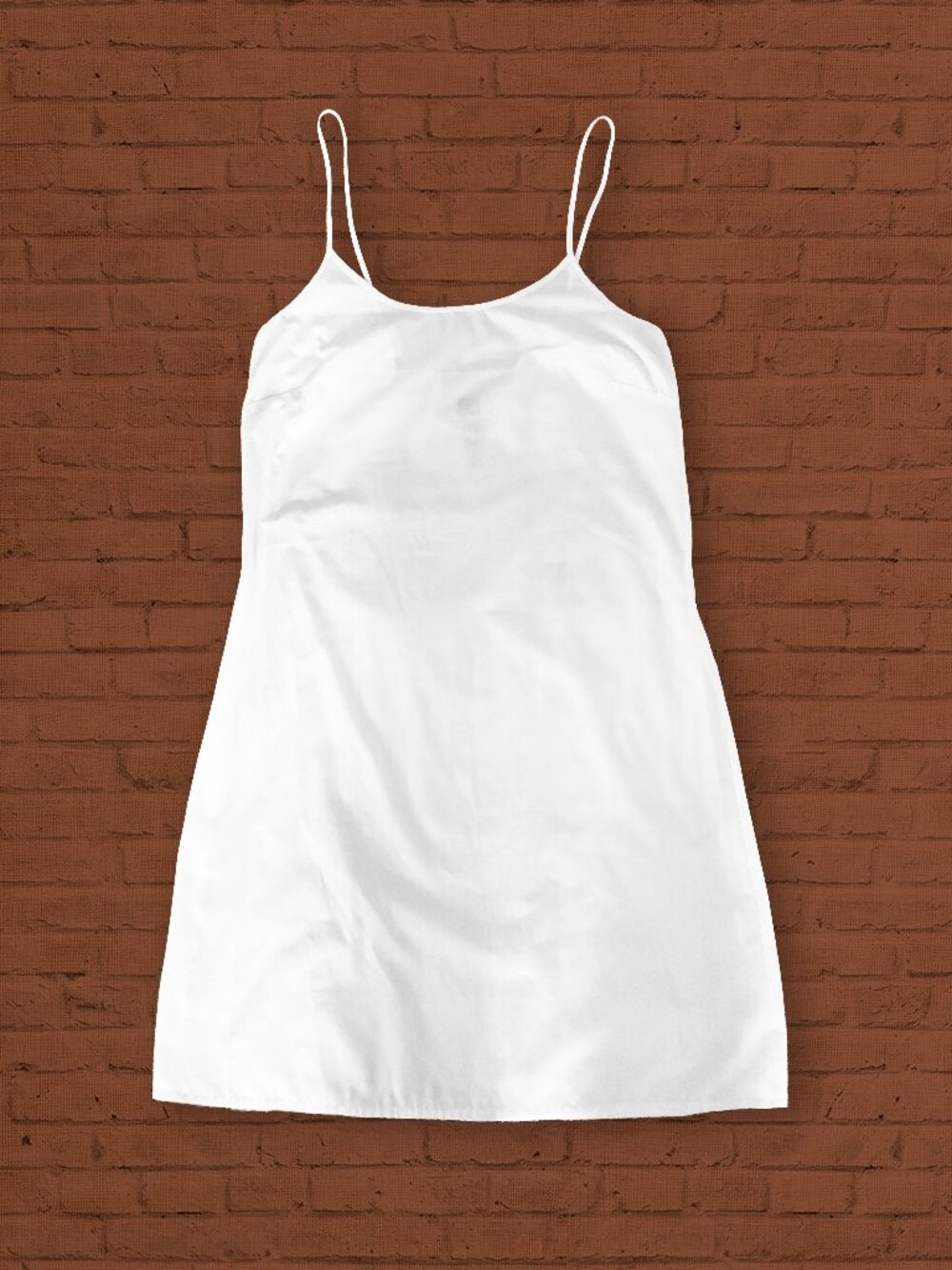 Laundry by Design Spaghetti Straps White Slip-Inspired Mini Dress Size 10